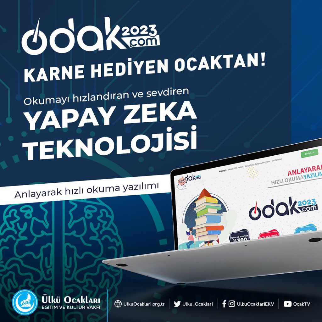 Liderimiz Sn.Devlet Bahçeli Beyefendi'nin Türk gençliğine karne hediyesini Ülkü Ocakları olarak sizler için hazırladık. 

#KarneHediyenOcaktan