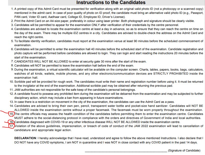 nil4maths's tweet photo. I request IIT Kharagpur to clarify on exam day how are they going to differentiate between candidates with common cold or covid-19 symptoms. This will lead to total chaos and many aspirants will be denied to sit for the exam. By any logic is this fair?
#delayGATE22 https://t.co/W5y2pytbGq