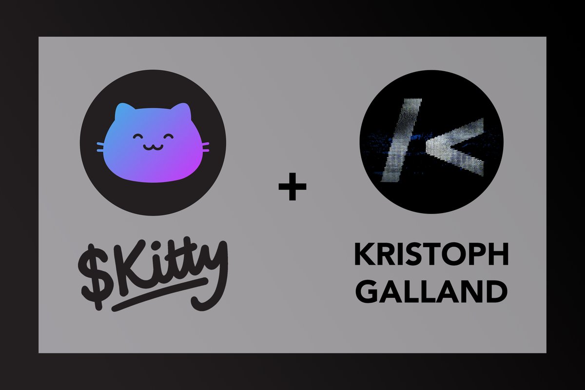 We are giving away 3 audio NFTs by <a href="/kristophgalland/">Kristoph Galland ❌</a> to 3 winners and 15 billion $KITTY to 5 other winners❤️ 

📌 Follow <a href="/kristophgalland/">Kristoph Galland ❌</a> &amp; <a href="/0xKittyCoin/">Kitty Coin</a>
📌 RT + Like
📌 Comment with your favorite cat meme/gif

Ends in 4 days. 

#kitty #GIVEAWAY #nfts
#NFTGiveaway #Kittycoin