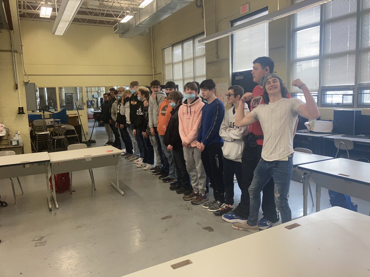 The Moshannon Valley Ag Department is enjoying having two of the Pennsylvania State FFA officers in attendance to teach us about FFA, collaboration and teamwork! @FFAPENN