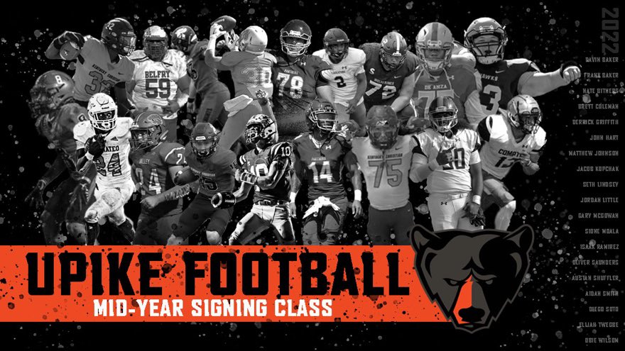 Welcome to the Family! Great Group of Mid-Year Student-Athletes on Campus! Excited to See Them Grow in the School, Program, and Community! #BearDown 🐻