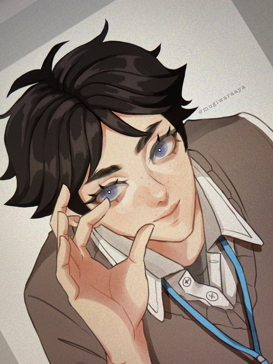 「akaashi but without the glasses bc i lov」|cat 🪴 @ uni/comms/mailing ordersのイラスト