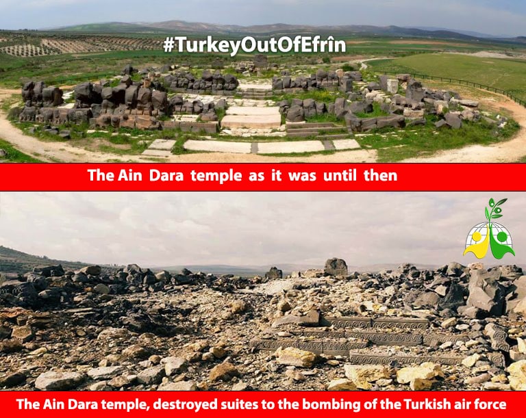 To all the patriots Kurdish people .
Contribute with us to influence the international public opinion in order to activate the file of occupied Afrin; and put it on the decision makers' tables. Contribute with us to spread our electronic campaign

#TurkeyOutOfEfrîn