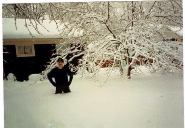 LMPD's tweet photo. 28 years ago today, Louisville &amp; the entire Commonwealth woke up to the great Winter Storm of '94. Over 22 inches of snow &amp; ice on the ground. The men and women of the old LPD &amp; JCPD went to work for the community they served. No cellphone cameras. #LMPD #Louisville #KYWX #Snow https://t.co/M0e1jWG0Pz