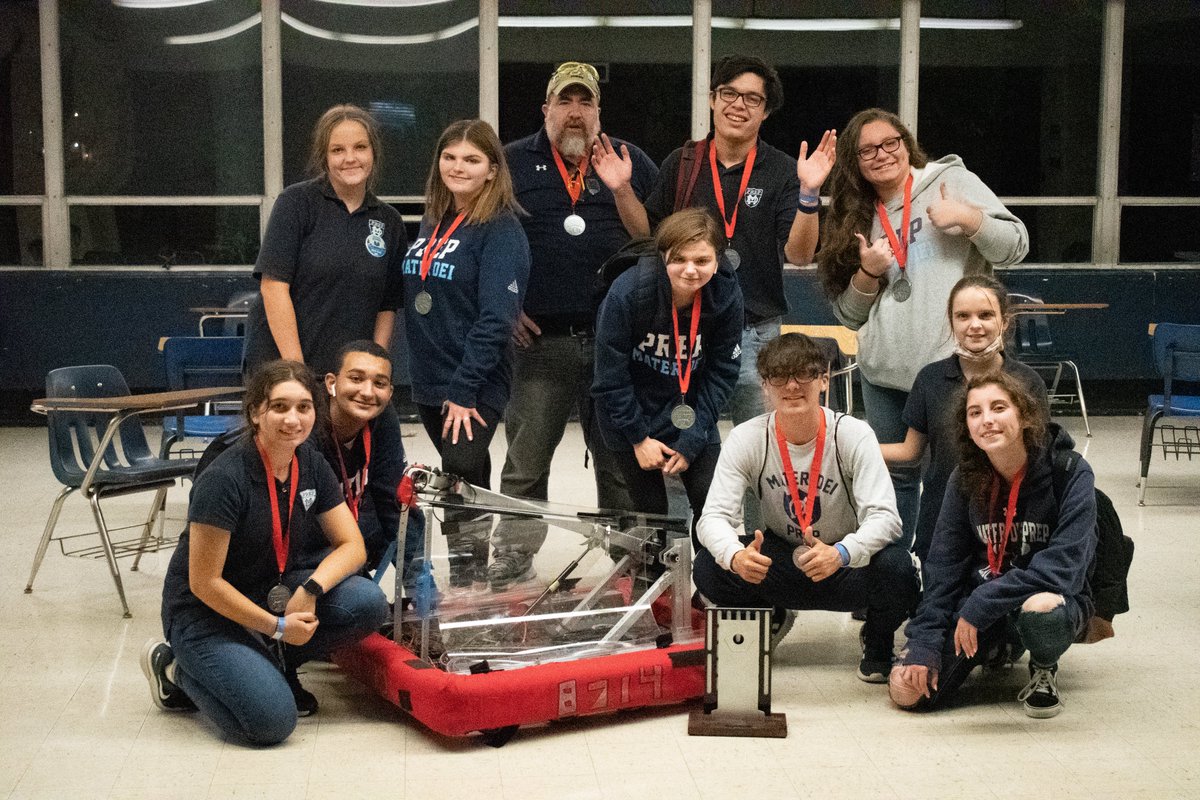Share the good news! This is Mater Dei today. The Mater Dei robotics team - the Mater Dei-Namics - has launched its rookie season of competition. The team is building its own robot from scratch, in preparation for its first robotics competitions within the Mid-Atlantic Region.