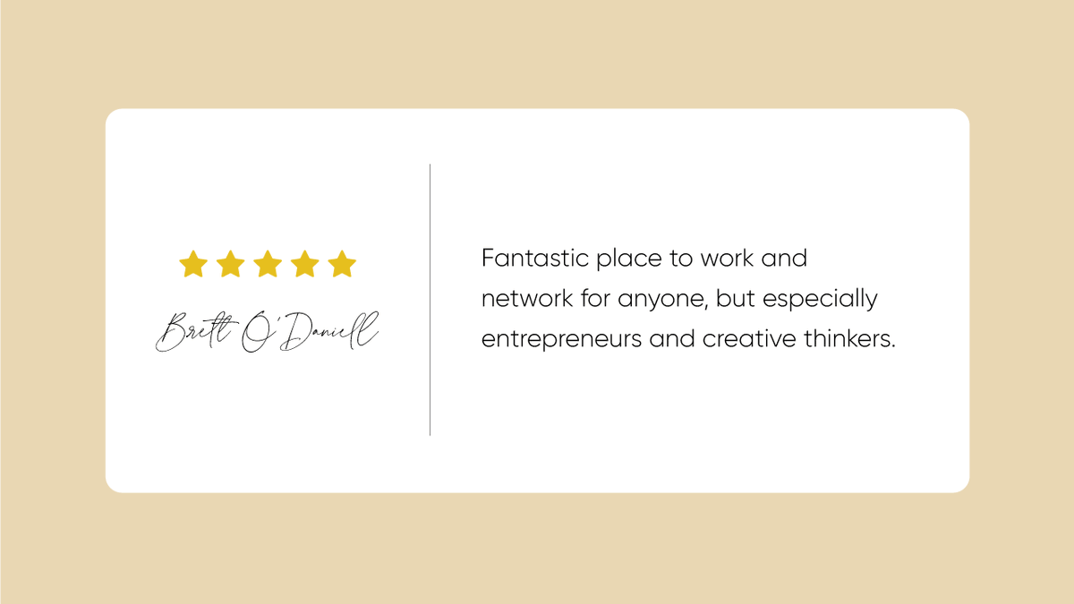 OPOStartups's tweet photo. Couldn't have said it any better! Find youself a coworking space like OPO to create connections and grow your business!
#STCmain #DiscoverSTC #Coworking #STLcoworking #Entrepreneur https://t.co/KoNeS1ZoDT