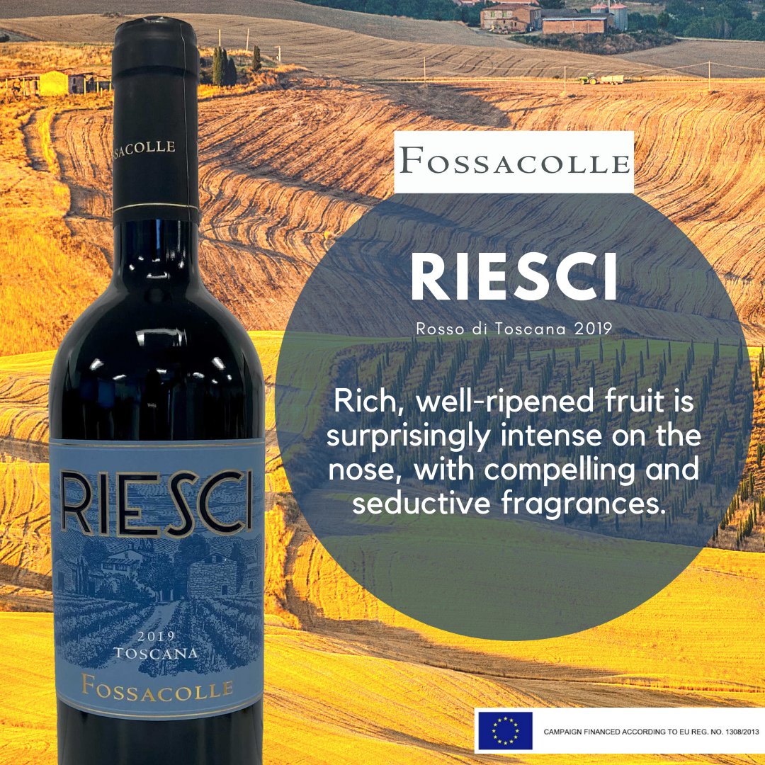ViasWine's tweet photo. A new entry from @fossacolle_wines "RIESCI" Rosso di Toscana IGT 2019 !! Time to try it! 🍷 https://t.co/DBeJspyM1k