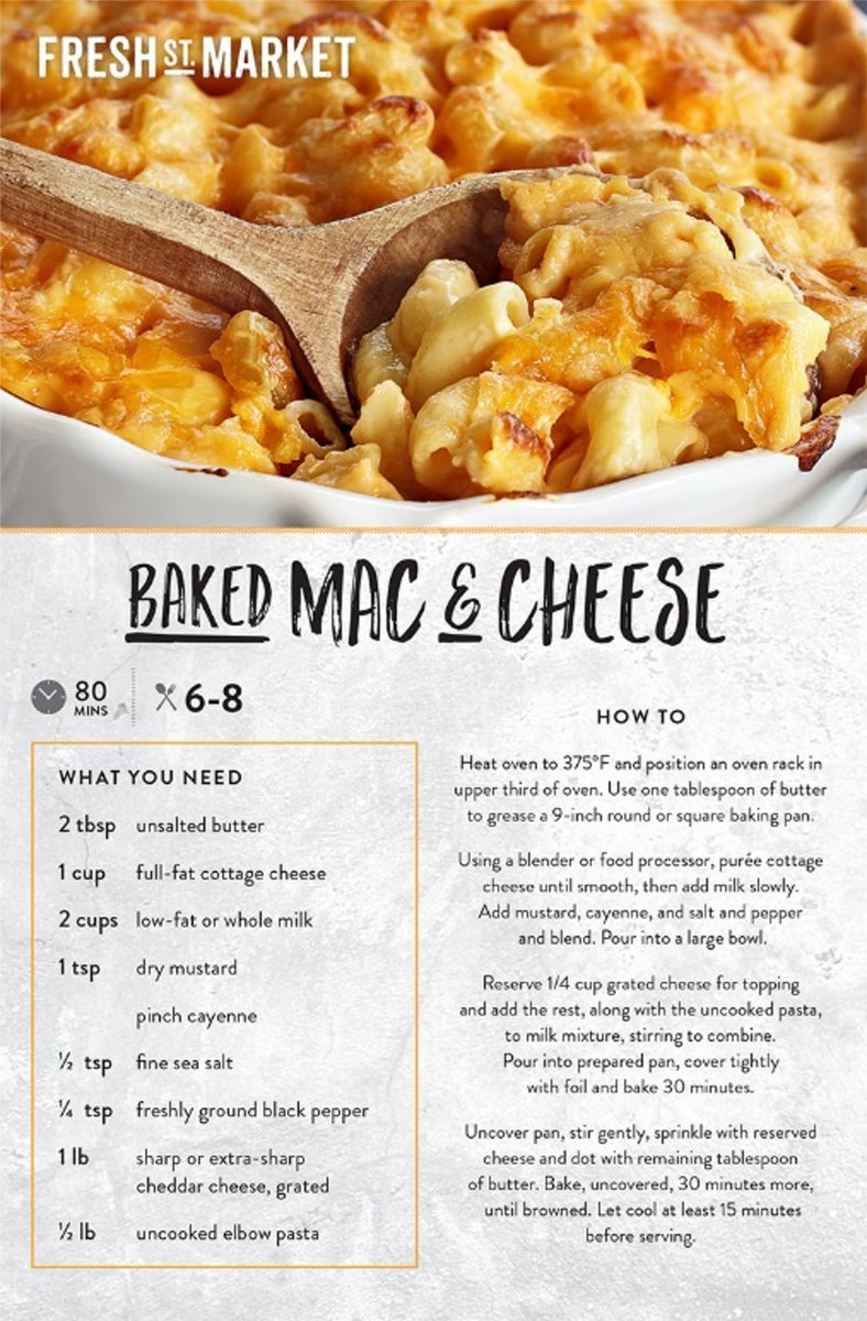 Our baked mac &amp; cheese will have you wanting seconds!