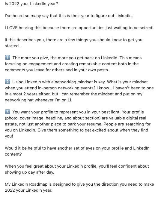 Is 2022 your #LinkedIn year? If so, here are my #tips to maximize your LinkedIn capability. For more information check out my LinkedIn #roadmap buff.ly/3qmLK7U