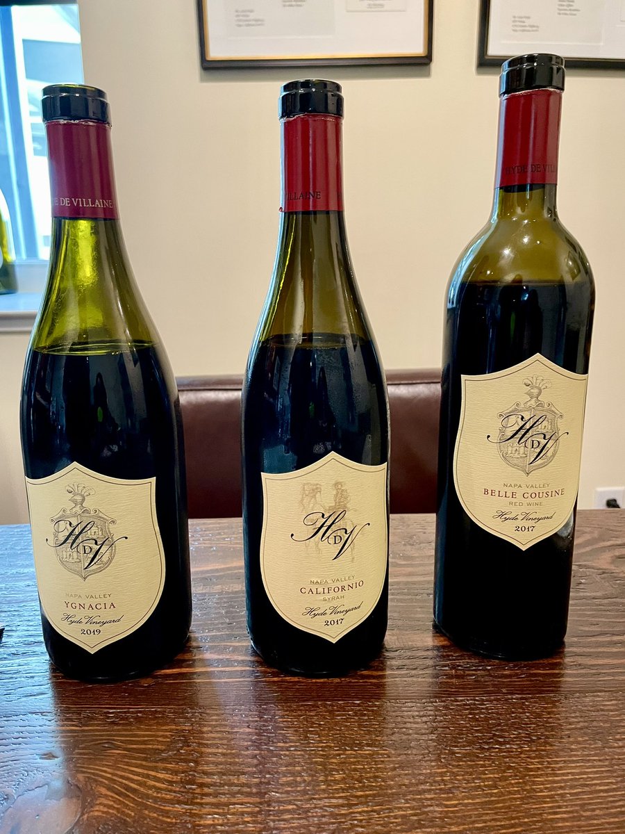 HdV wines…

2012 Chardonnay &amp; Syrah 🔥 

#napa #winelover #wine #Chardonnay