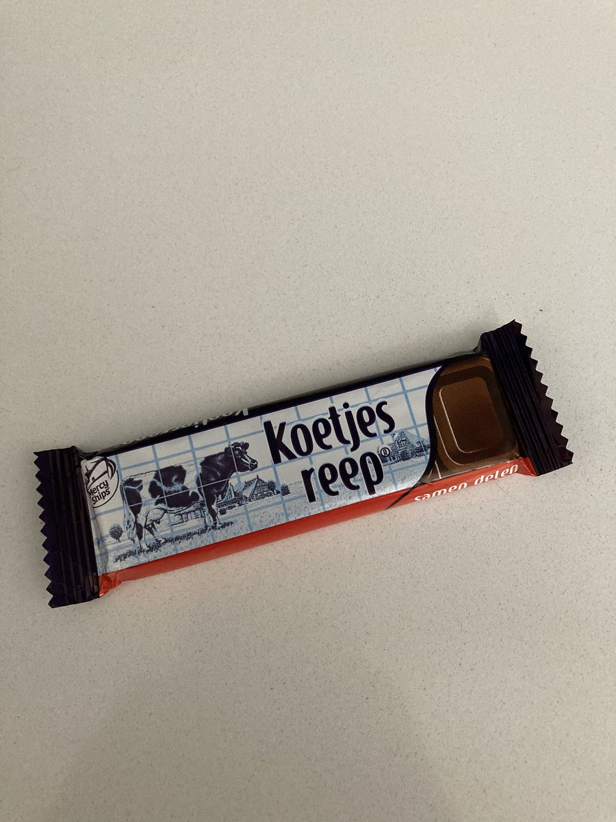 Geen enkele soort chocolade gaat boven Koetjesreep.