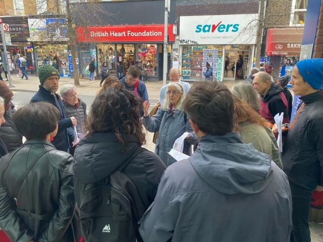 Community workshop on-line, Saturday 22nd January 11am to 12.45pm –  Organised by locals for locals to learn and share views about Aylesham Centre redevelopment. PLEASE REGISTER on ayleshamworkshop.eventbrite.co.uk  where more info. 
The pic is from our in-person site visit in Nov 2021.