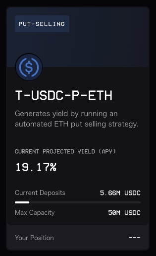 cryptoo_bear's tweet photo. 4. Ribbon (ETH)
・方法: Ribbonのput selling strategy vault
・APY: 20%ぐらい
・デメリット: withdraw fee 1%なのでかなり長期の運用じゃないとfeeで負ける / 相場急変時には損失が出る可能性もある

https://t.co/T4yyEjdFDU https://t.co/Hw9MlHH9sj
