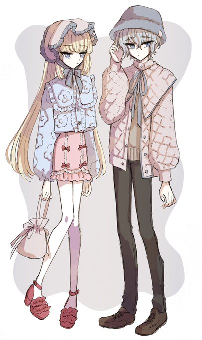 韓国ファッションのtwitterイラスト検索結果