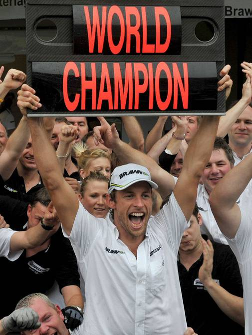 \"We are World Champions, WORLD CHAMPIONS\" - Jenson Button, 2009. 

Happy Birthday   