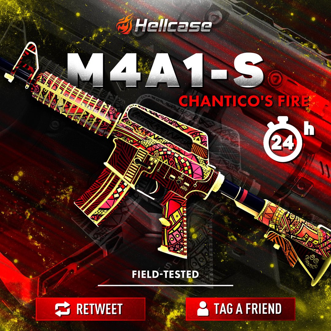 hellcase's tweet photo. 👇Tag The Best Friend &amp; Like
🚀 Follow us
🔥 Retweet this post
😎 The last winner was @jeankoazevedo 

#hellcase #csgo #csgoskin #csgoskins #csgoskinsgiveaway #csgocases #csgocase #hellcasegiveaway #csgoskinsfree #csgoskinsgiveaway https://t.co/UBJ9s8lJoS