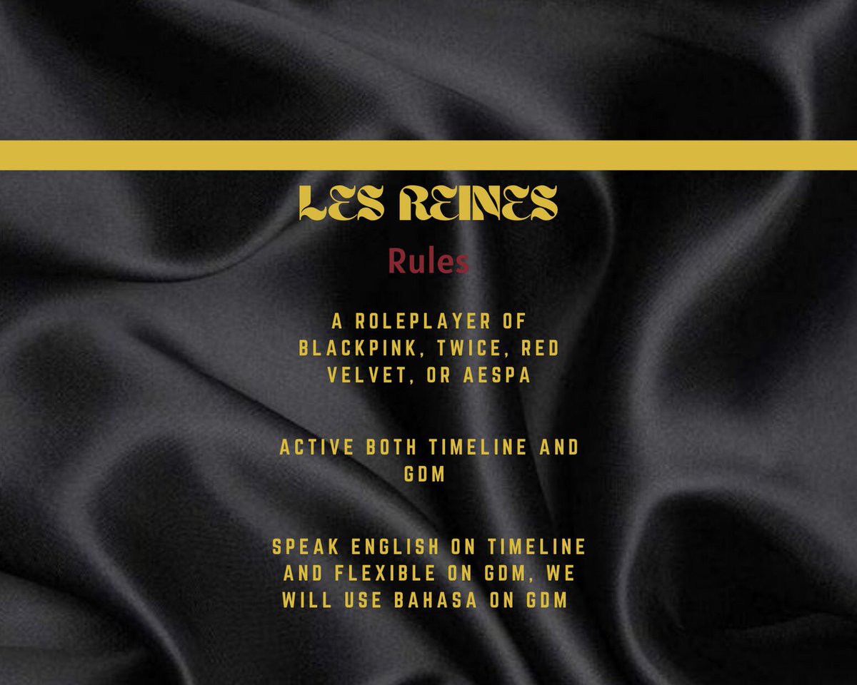 ofLesReines's tweet photo. Before you apply, don't forget to read the rules on these picture attached. See you! https://t.co/pp2zsOM4Vw