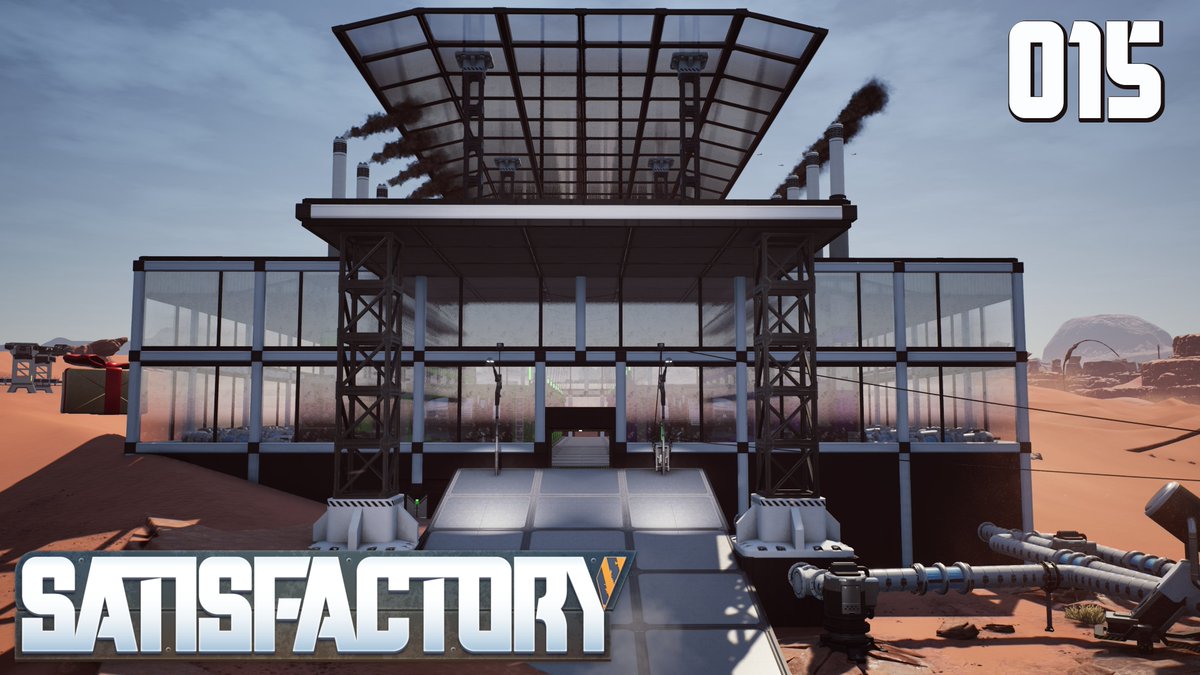 theredraylives's tweet image. In order to meet my growing power needs, we&apos;re constructing the biggest power station we&apos;ve made to date with Power Station Charlie.

24 coal plants are the engine of this beautiful behemoth.

New Satisfactory! 

youtube.com/watch?v=4VnI7r…

#Satisfactory #FactorySim #LetsPlay