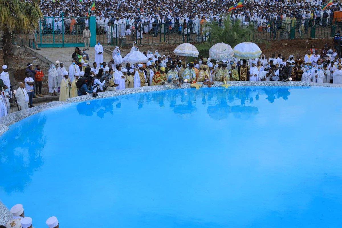 TheReporterET's tweet photo. As followers of Ethiopian Orthodox Church celebrate epiphany today at Janmeda, Addis Ababa, The Reporter's Photojournalist, Mesfin Solomon, captured important moments on camera. https://t.co/gtwsxbhhX9