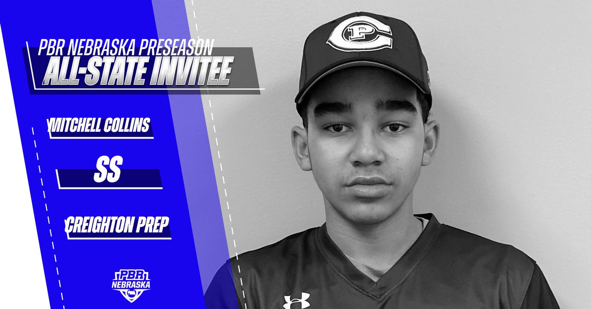 Prep Baseball Nebraska (@prepbaseballne) on Twitter photo PBR NE Preseason All-State
💥 Invite Accepted 💥
Michell Collins, Creighton Prep, 2023
<a href="/mcollins2005/">Mitchell Collins™️</a>
<a href="/CPrepBaseball/">Jr. Jay Baseball</a>
#ShapeTheState #BeSeen PBR NE Preseason All-State
💥 Invite Accepted 💥
Michell Collins, Creighton Prep, 2023
<a href="/mcollins2005/">Mitchell Collins™️</a>
<a href="/CPrepBaseball/">Jr. Jay Baseball</a>
#ShapeTheState #BeSeen