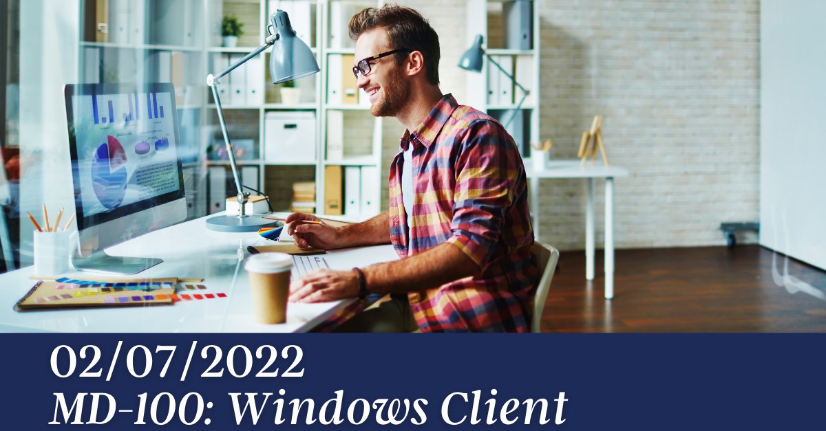 SherpaTraining's tweet image. Build skills related to installing, customizing, and updating the Windows 10 operating system.
Register now for MD-100: Windows Client: bit.ly/3tTmVjV
#MD100 #WindowsClient #Microsoft #MicrosoftTraining #ITtraining #ITcertifications