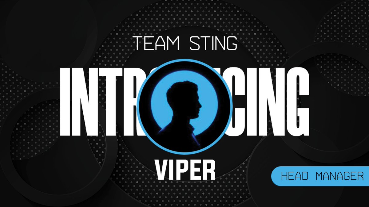 TeamStingME's tweet photo. Welcome @v8per_  As Head Manager To Team Sting 
#HailSting https://t.co/wnFQj8pJAJ