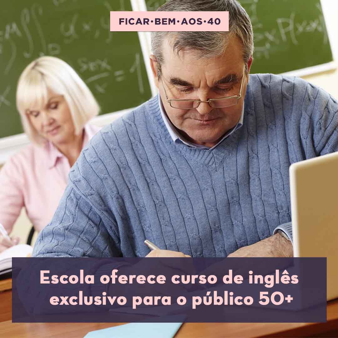 Escola de inglês de Curitiba oferece aulas gratuitas para o público 50+ 