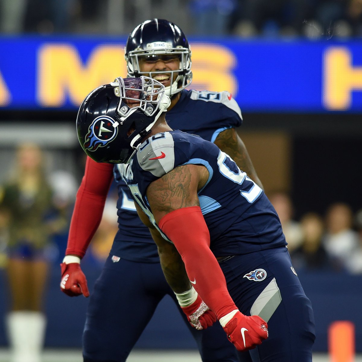 NFLonCBS's tweet photo. The @Titans were the only team in the NFL who had three players with 8+ sacks this season

Harold Landry
Denico Autry
Jeffery Simmons https://t.co/lK2AH3Mz7T