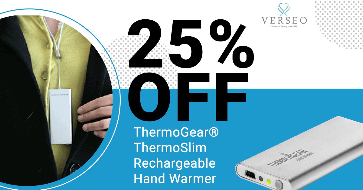 verseocares's tweet photo. Keep your hands warm with ThermoSlim Rechargeable Hand Warmer by Verseo. The device heats up fast, is ready in minutes and provides hours of soothing warm comfort.

Get yours at >https://t.co/cslSlhbfdk!

#handwarmer #reusable #rechargeable https://t.co/m1NunJwQhc