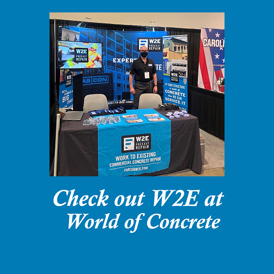 FabconW2E's tweet photo. Check out #W2E at the #worldofconcrete trade show in Las Vegas. We are excited to be exhibiting with the industry's best and brightest. Think #precast services, think #concreterepair, and #ThinkFabcon https://t.co/sUcplkK4wo