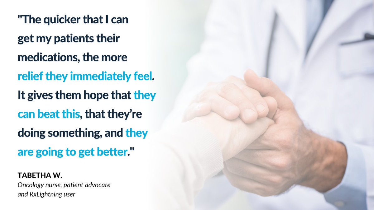Every second counts for a patient waiting to start life-altering treatment. With RxLightning, specialty patients can have medications in their hands in as little as three days. Get started today: hubs.ly/Q011db750