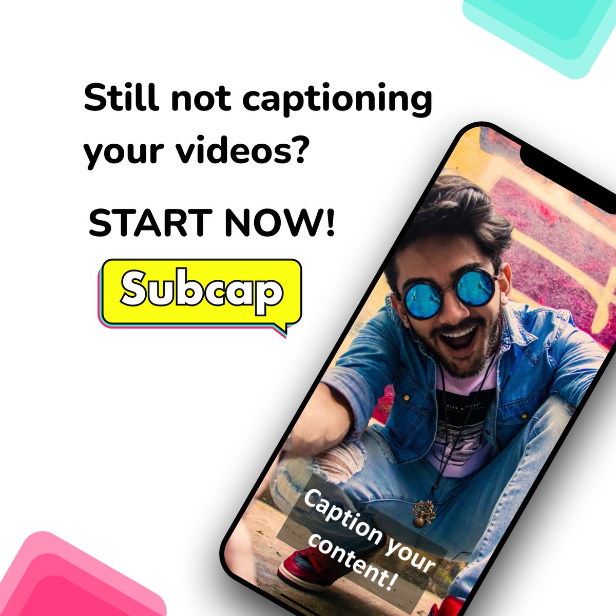 SubcapApp's tweet photo. Captions are the key to accessibility. Caption your content with #Subcap 👌🏻
#accessibility #subcap #AddCaptions #AddSubtitles #AutoCaptions https://t.co/8lAiTPEW2Q