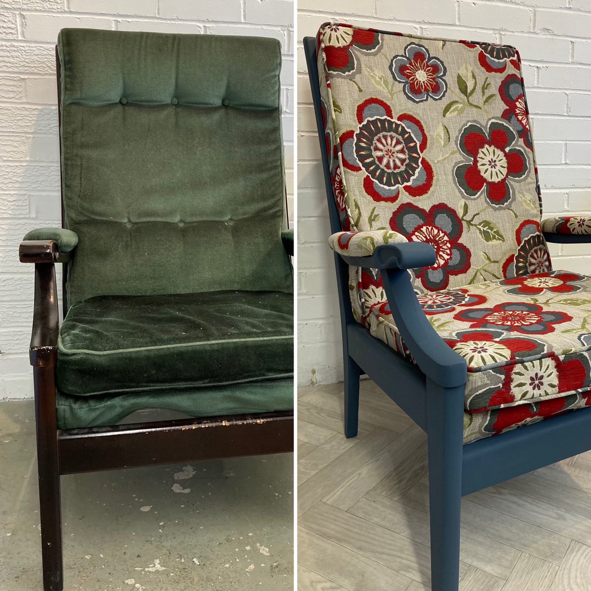 BeeCreativeHome's tweet photo. Before + a little know-how &amp; magic = after!
#furniture #interiordesign #upcycled https://t.co/q78solNZjD