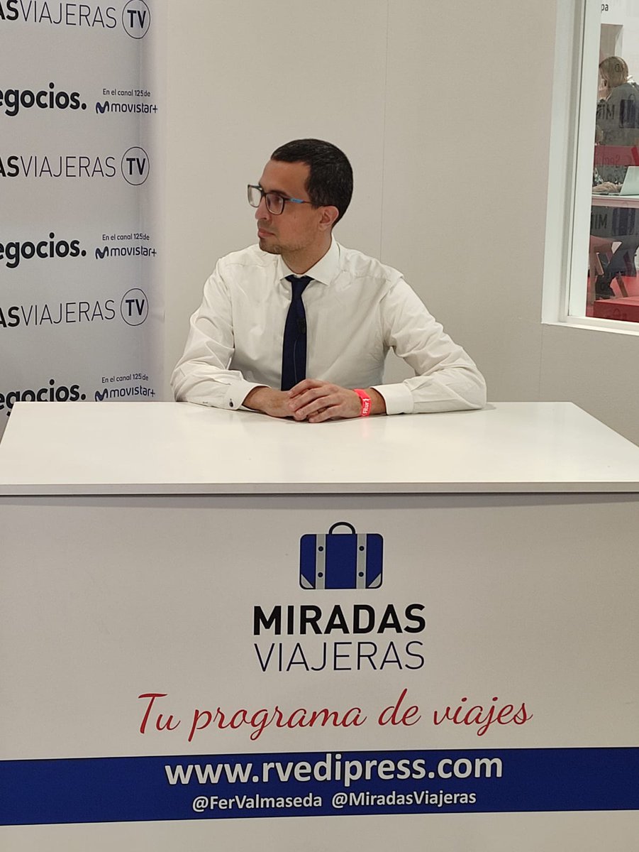 MiradasViajeras's tweet photo. 📺#MVMagTVFITUR22

Hablamos con Victor Franquet, Gerente de @TGNturisme que nos presenta las propuestas con las que #TarragonaTurisme llega a @fitur_madrid 

Producido por @RVEDIPRESS para @negocios_tv en el 125 de @MovistarPlus 
👇#Directo 
https://t.co/7XpgUoE4gm https://t.co/HWI5JbICPe