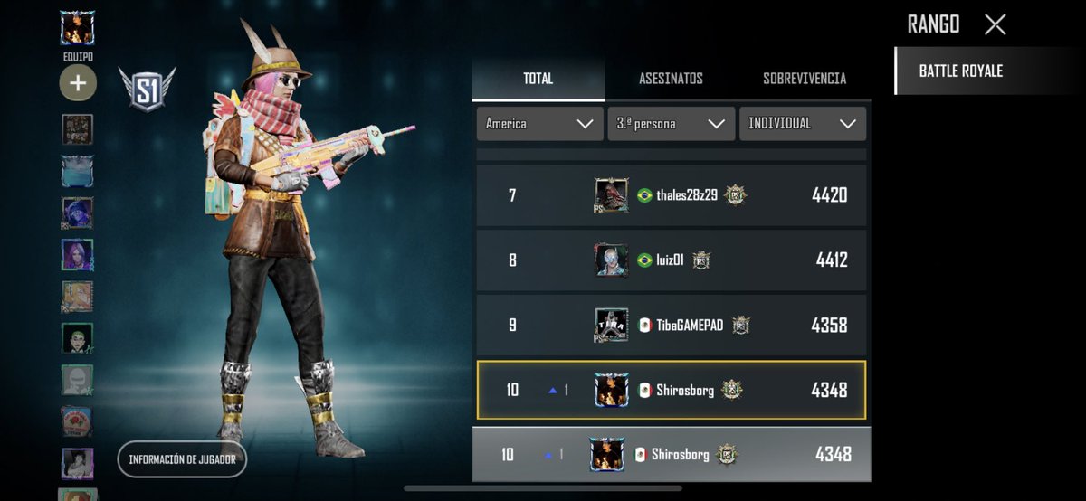 Droidlborg's tweet photo. De vuelta en el top America #PUBGNEWSTATE #Droidborg  🎉✨ https://t.co/WHkKee0WxL
