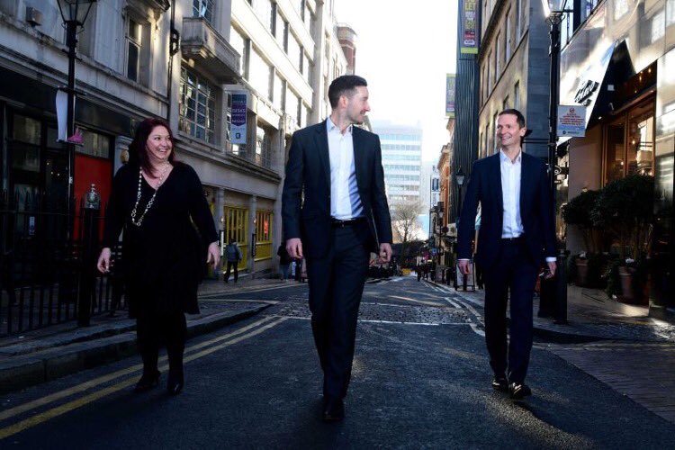 Extremely pleased to join <a href="/cspencer_tax/">Claire Spencer</a> in welcoming new Corporate #Tax partner James Hunt to <a href="/RSMUK/">RSM UK</a> #Birmingham this week… James’ transaction experience will be an invaluable addition… thanks <a href="/jassansi/">Jas Sansi</a> for the Reservoir Dogs look… Let’s go to work!