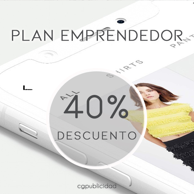Buenos dias! Este mes 40% de #DESCUENTO para emprendedores! Ten ya tu pagina web!