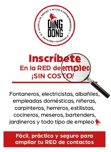 DingDongAntigua's tweet photo. En Antigua estamos formando una Red de Empleo con personas con diferentes experiencias.
Luego vamos para El Salvador.
Inscríbase escribiéndonos al correo dingdongantigua@gmail.com y a vuelta de correo le enviaremos un formulario. https://t.co/pafBpbk5Jx