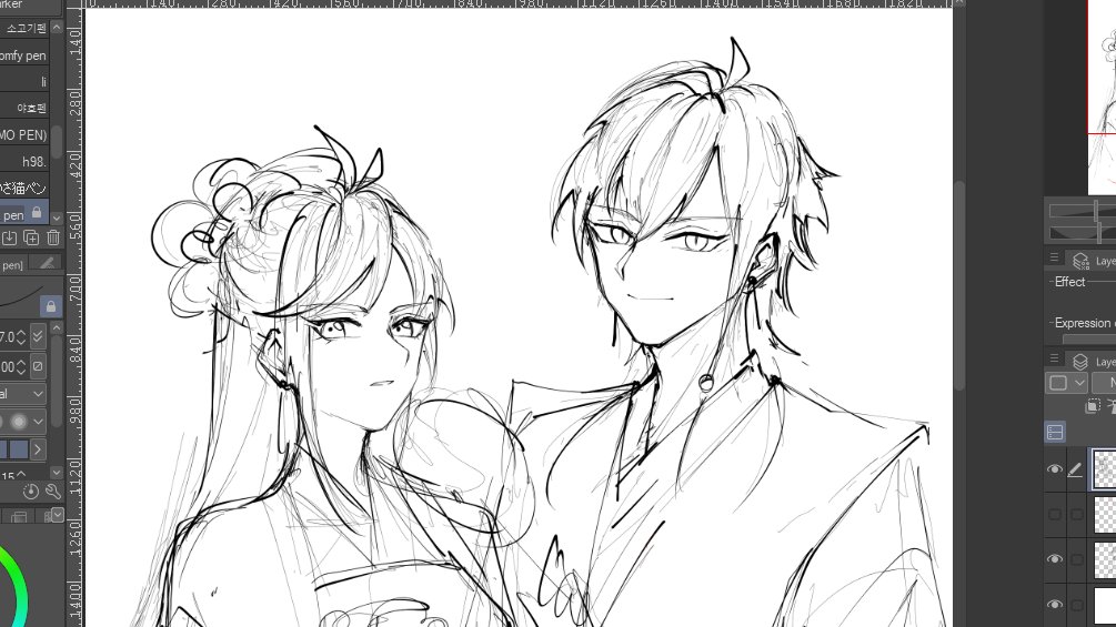 ok so zhongguang lovechild where they have their daddy's ahoge especially the jiejie because i love ahoge 