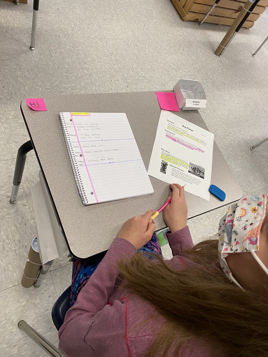 bongioha's tweet photo. Today we are working on two column notes. It is important to know how to research and take notes in our own words that are organized in a way that we can use them to write expository essays! #2columnnotes #writinglife #informationalwriting @Nwesnh #fifthgrade https://t.co/DC7ooV4I7I