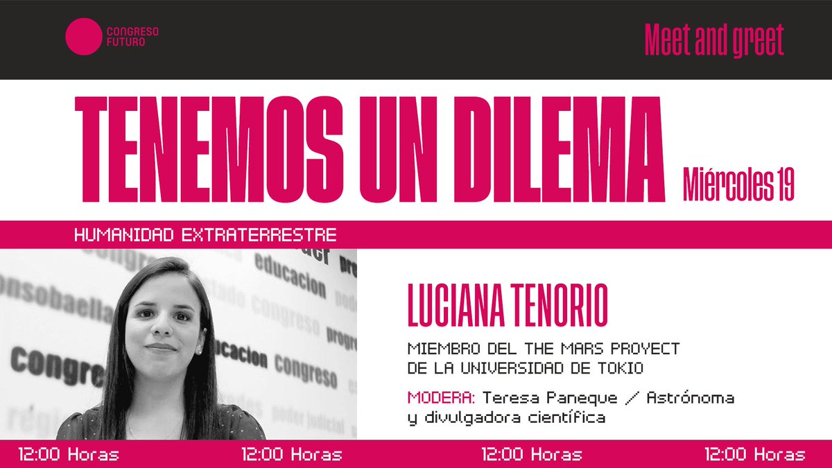 congresofuturo's tweet photo. ¡Únete a #TenemosUnDilema, un espacio donde podrás compartir con tus charlistas favoritos! 🙌

Sigue la conversación en el chatroom de #CongresoFuturo2022 sobre #AprenderAConvivir junto a Luciana Tenorio y @terepaneque. 

Inscríbete en https://t.co/DqIqMbjlQI ¡Te esperamos! 😉 https://t.co/PsxrrV347J
