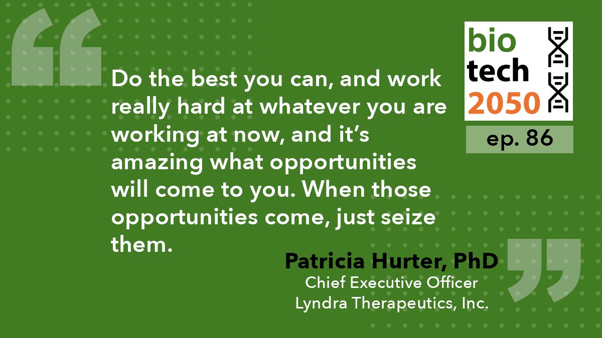 Thank you <a href="/TrishHurter/">Patricia Hurter</a>, CEO of <a href="/LyndraInc/">Lyndra® Therapeutics</a>, for your career insights in the #lifesciences industry. Check out this episode to hear about their groundbreaking approach to oral #medicine. 

bit.ly/3qNCGrH 

#clinicalstage #biotech #drugdelivery #mentalhealth #schizophrenia