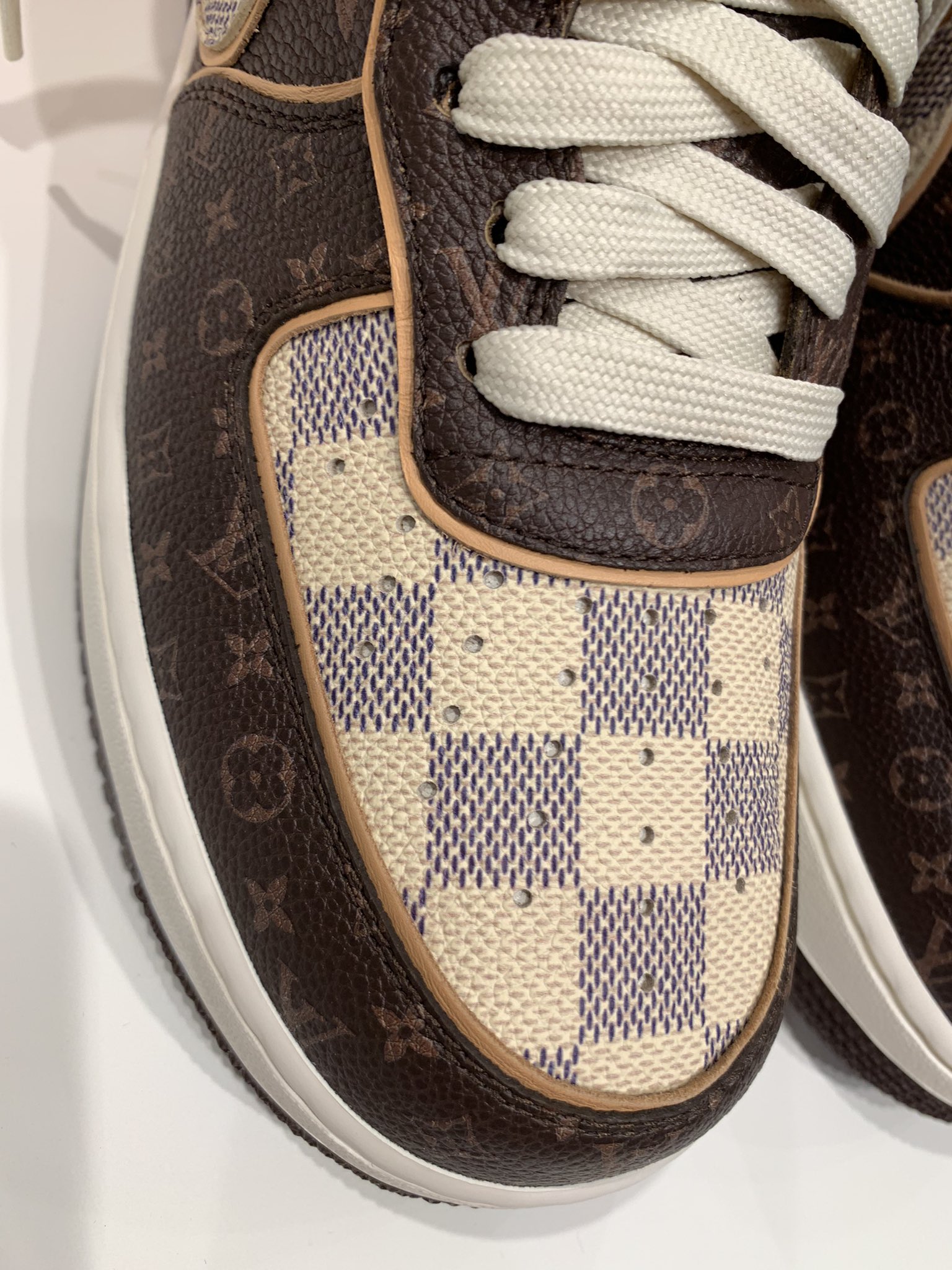 Louis Vuitton x Nike Air Force 1 To Launch Via Auction This Month