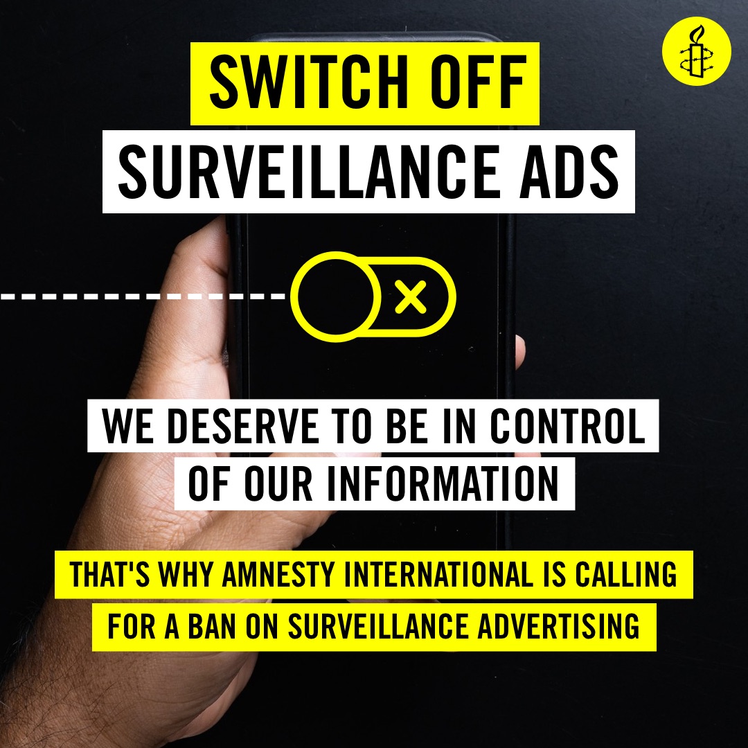 ❗️ Tomorrow there is a critical vote in the EU parliament on new digital rules.

The Digital Services Act could rein in Big Tech's toxic business model &amp; reshape the internet as we know it.

We urge MEPs to vote to end surveillance advertising by supporting AM 547, 499 &amp; 500