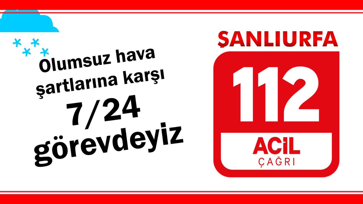112 Acil Çağrı Merkezimiz, soğuk ve karlı havalarda da 7/24 vatandaşımıza hizmet vermeye devam ediyor.