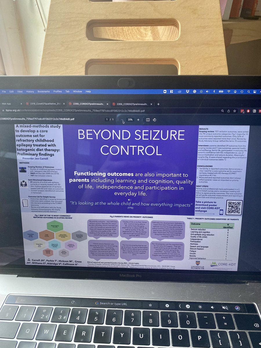 delighted to have 2 posters at the British Paediatric Neurology Association virtual conference 🙌🏻🙌🏻. Reporting on our #COREKDT study. Check out poster 34&amp;36 if you’re there!! #BPNA #KETO #KD #epilepsyresearch <a href="/matthewsfriends/">Matthew's Friends</a> <a href="/drkmfh/">Mary Hickson</a> <a href="/DrACollinsonRD/">Avril Collinson</a> <a href="/PlymUni/">University of Plymouth</a>