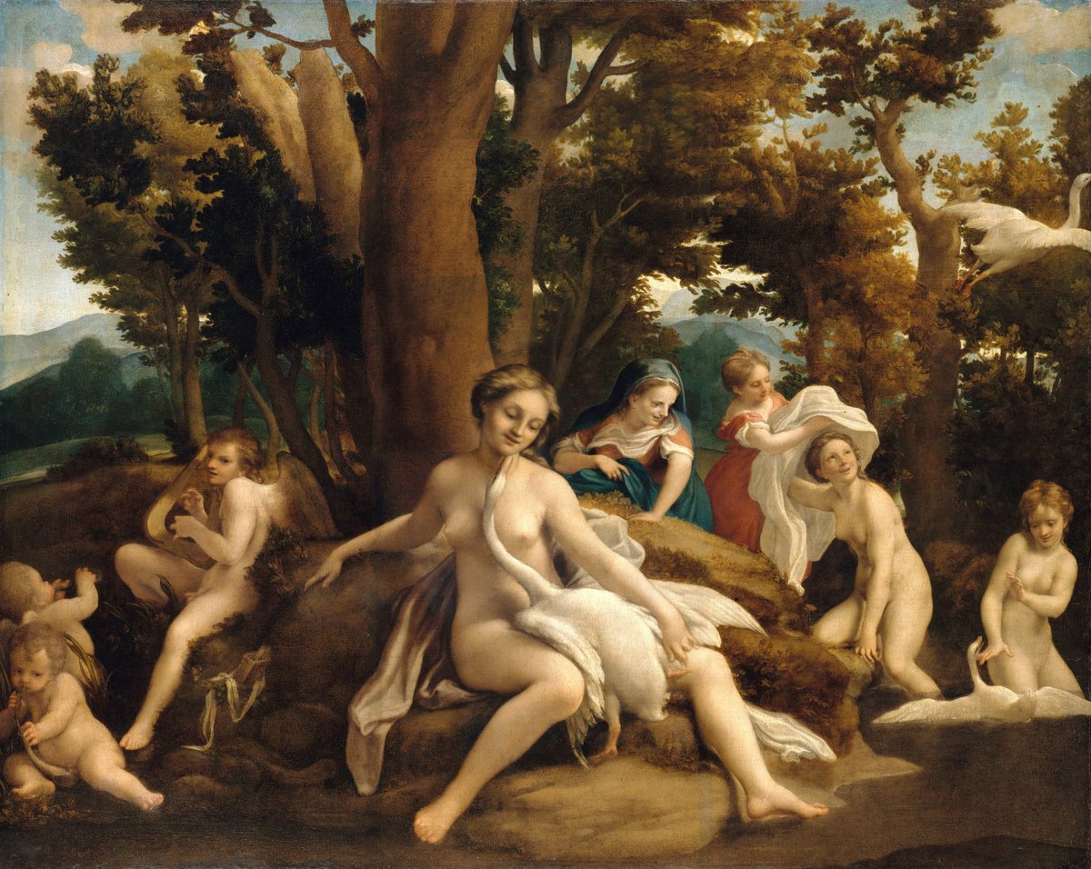 Leda e il cigno (1530-1531)
Antonio Allegri detto il Correggio