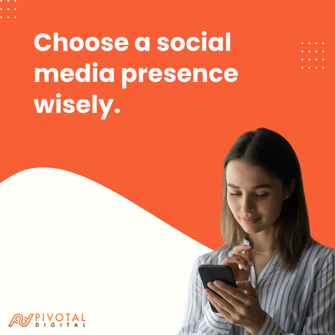 The only thing worse than no social media presence is an inconsistent and outdated one!

The social media channels you choose should mirror those your target audience are likely to be using.

We can help with your social strategy.

Visit: buff.ly/3BSvtLf