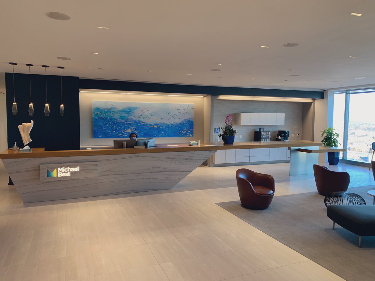 The sun rises over Lake Michigan at  <a href="/MichaelBestLaw/">Michael Best</a> Milwaukee. <a href="/james_r_forrest/">James Forrest</a>