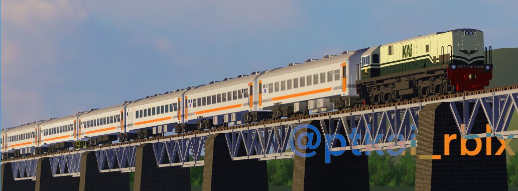 Vintage livery on a bridge.